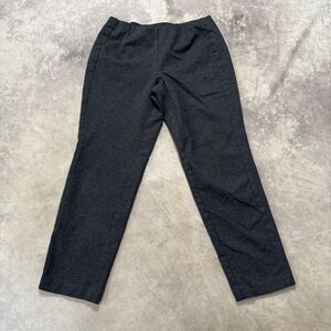 J Jill Pants Womens Size Small Gray Ponte Pull On Slim Leg Office Knit‎